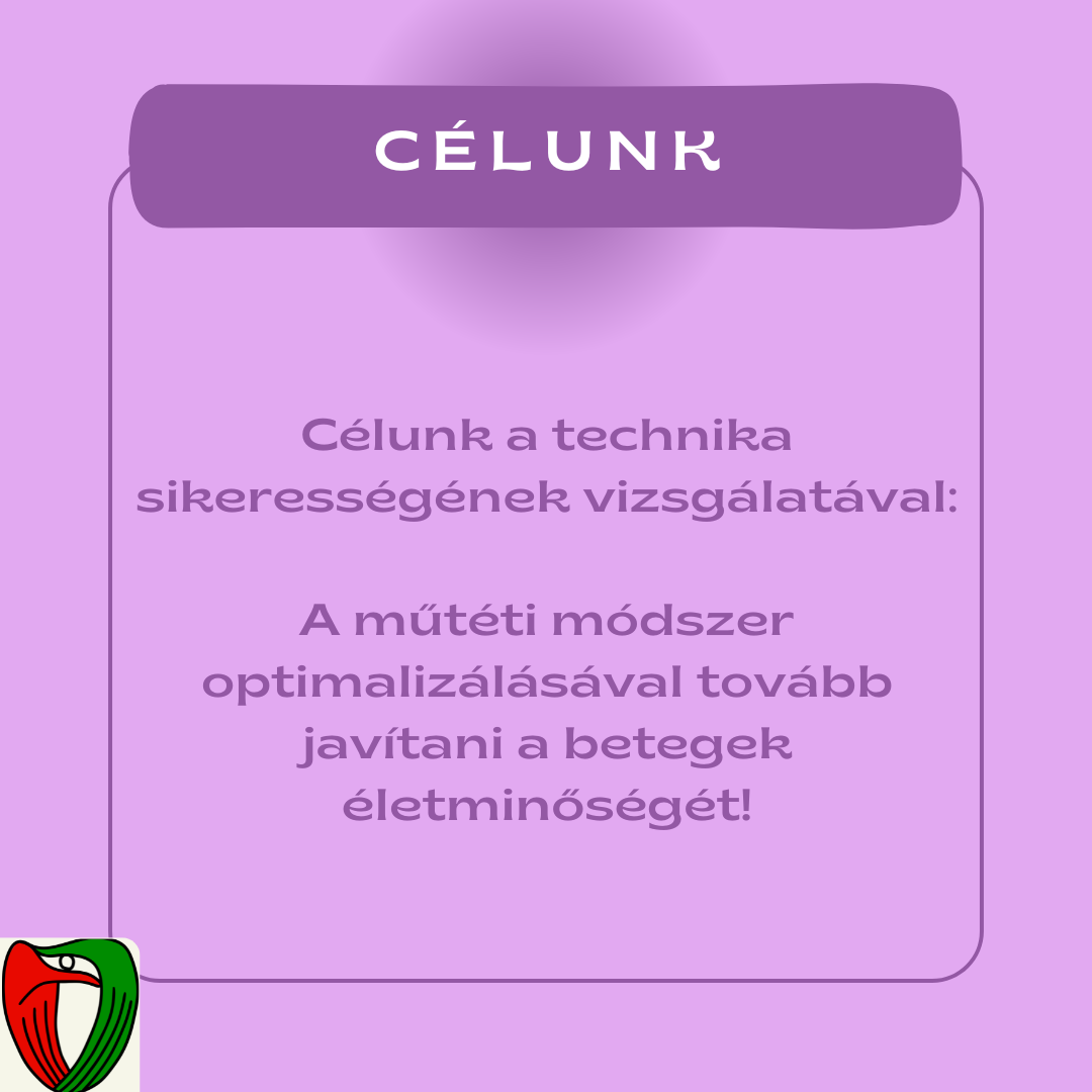 Kutat�sunk sor�n a V�rosmajori Sz�v- �s �rgy�gy�szati Klinika, Sz�vseb�szeti Oszt�ly�n elv�gzett m�t�teket �rt�kelt�k ki. Statisztikai m�dszerekkel azonos�tottuk a m�t�t eredm�nyess�g�t befoly�sol� t�nyez�ket, �gy lehet�s�g ny�lik ezek optimaliz�l�s�ra, �s hossz�t�von a p�ciensek �letmin�s�g�nek tov�bbi jav�t�s�ra.
